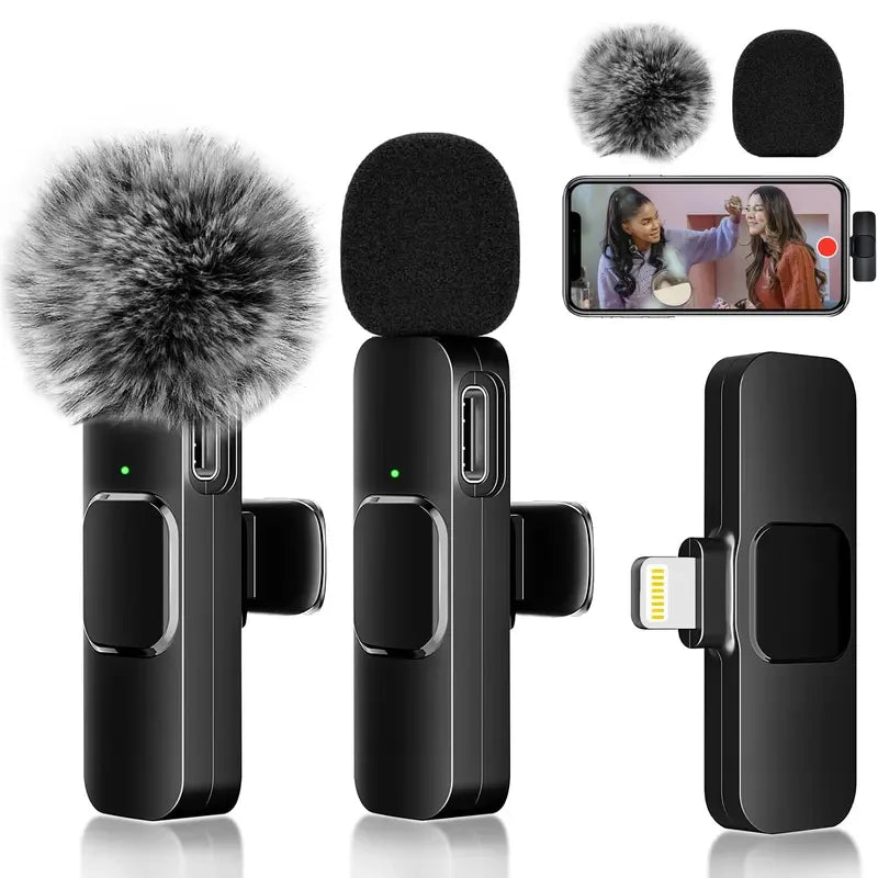 Wireless Clip-on Lavalier Microphone