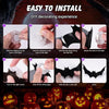 LED Lighted 3D Bat Halloween Wall Decor