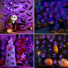 LED Lighted 3D Bat Halloween Wall Decor