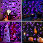 LED Lighted 3D Bat Halloween Wall Decor