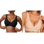Seamless Leopard Print Wireless Bra