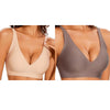 Seamless Leopard Print Wireless Bra