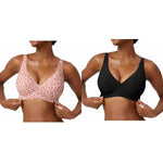 Seamless Leopard Print Wireless Bra